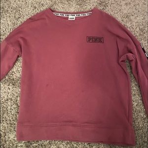 PINK. magenta soft crewneck sweatshirt